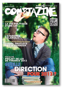 Comptazine n°20 - Novembre 2012