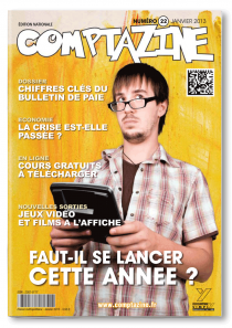Comptazine Couverture Janvier 2013