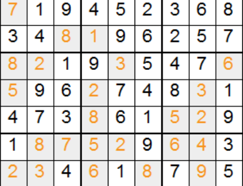 Solution Sudoku Facile grille n°40