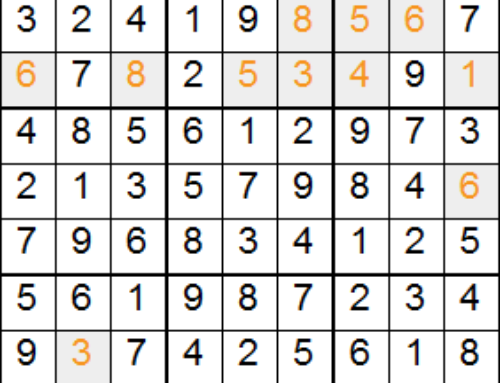 Solution Sudoku Moyen grille n°41